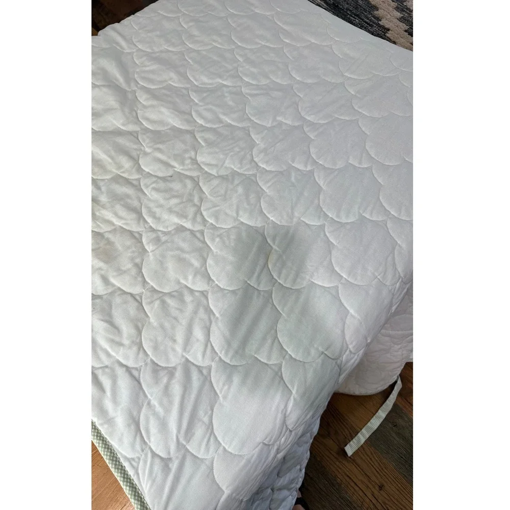 Vintage Croscill Coventry Queen Floral Coverlet 2 Shams Bedskirt Cottagecore